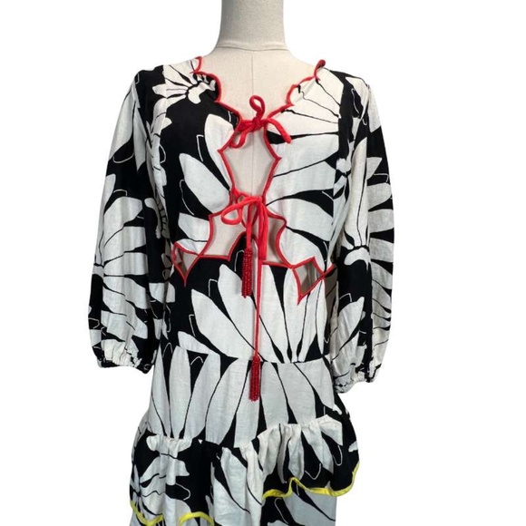 FARM Rio Cutout Tiered Maxi Dress (S) - Picture 11 of 15